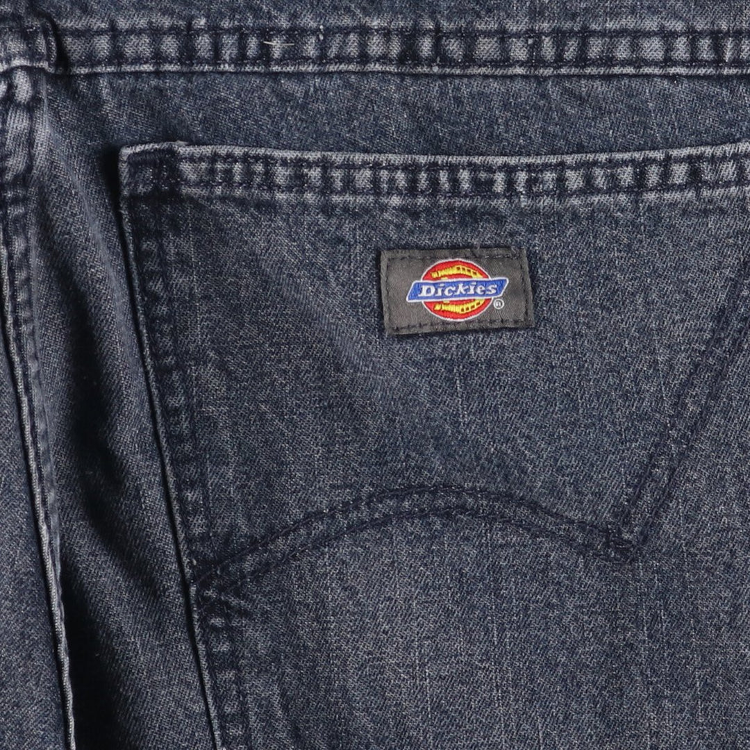 Dickies Black Denim Shorts, Half Pants, Men's, W33 equivalent cotton black type Vintage Second Hand