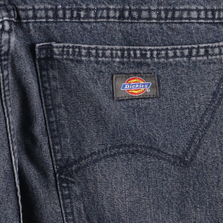 Dickies Black Denim Shorts, Half Pants, Men's, W33 equivalent cotton black type Vintage Second Hand