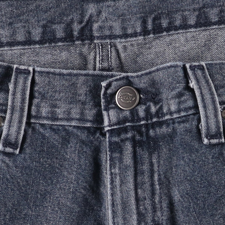 Dickies Black Denim Shorts, Half Pants, Men's, W33 equivalent cotton black type Vintage Second Hand