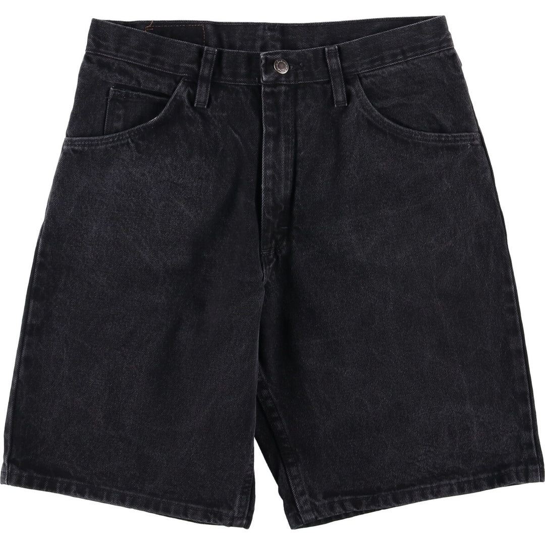 00'S Wrangler RELAXED FIT Black Denim Shorts Shorts Men's W33 cotton black type Vintage Second Hand