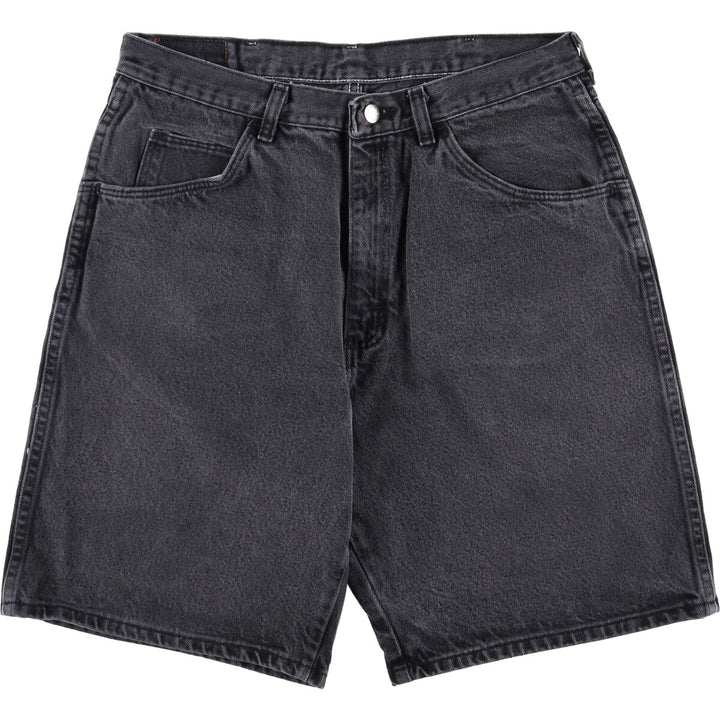 Wrangler Black Denim Shorts, Shorts, Men's, W33 unclear black type Vintage Second Hand