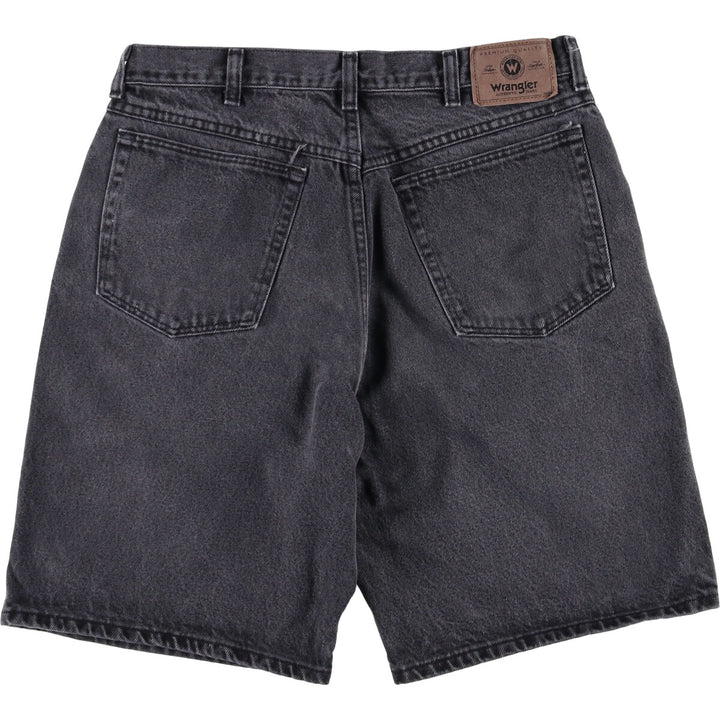 Wrangler Black Denim Shorts, Shorts, Men's, W33 unclear black type Vintage Second Hand