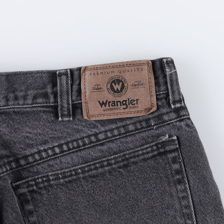 Wrangler Black Denim Shorts, Shorts, Men's, W33 unclear black type Vintage Second Hand