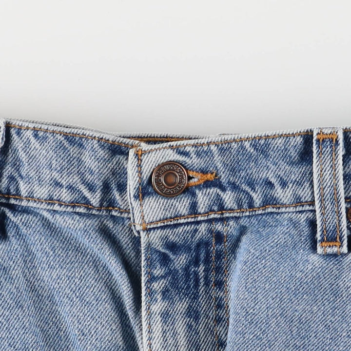 90'S Levi's 550 Relaxed Fit Denim Shorts, Made in USA, Men's, W37, Vintage cotton blue type Vintage Second Hand