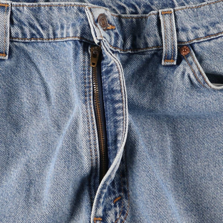 90'S Levi's 560 LOOSE FIT denim shorts, half pants, men's w36 equivalent, vintage unclear blue type Vintage Second Hand