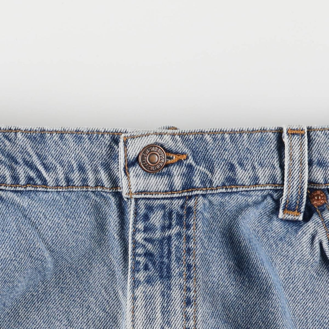 90'S Levi's 560 LOOSE FIT denim shorts, half pants, men's w36 equivalent, vintage unclear blue type Vintage Second Hand