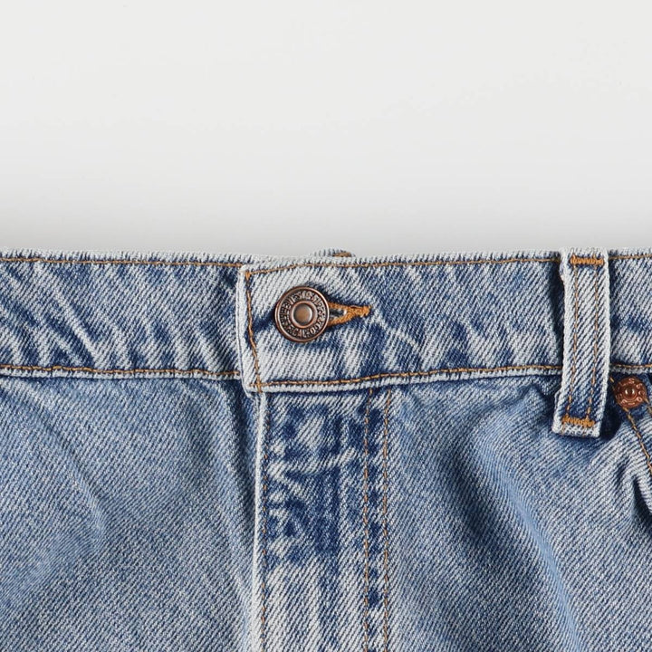 90'S Levi's 560 LOOSE FIT denim shorts, half pants, men's w36 equivalent, vintage unclear blue type Vintage Second Hand