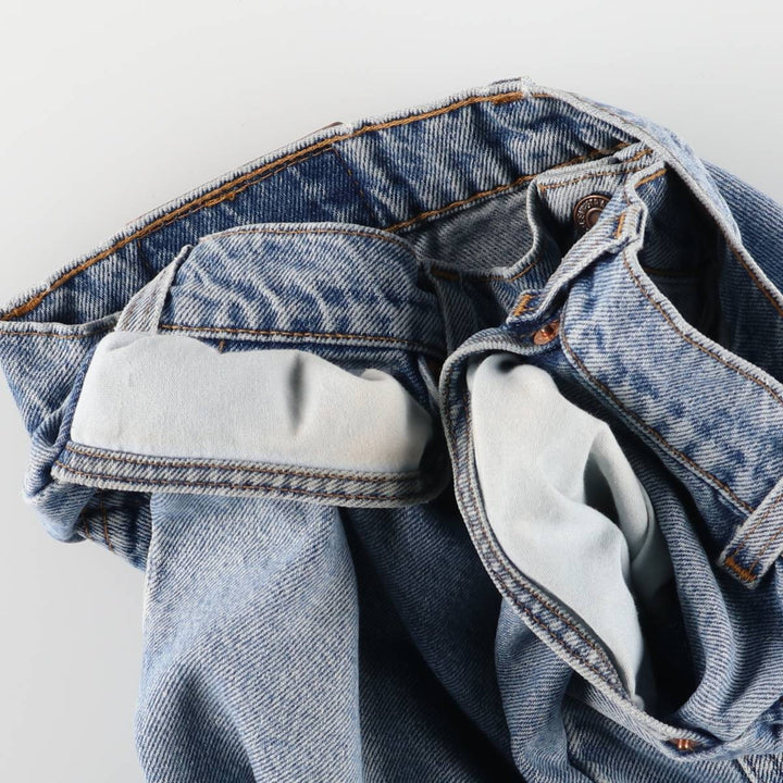 90'S Levi's 560 LOOSE FIT denim shorts, half pants, men's w36 equivalent, vintage unclear blue type Vintage Second Hand