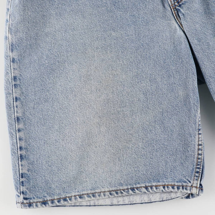 90'S Levi's 560 LOOSE FIT denim shorts, half pants, men's w36 equivalent, vintage unclear blue type Vintage Second Hand