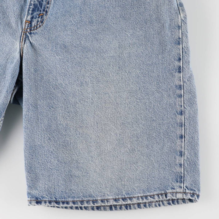 90'S Levi's 560 LOOSE FIT denim shorts, half pants, men's w36 equivalent, vintage unclear blue type Vintage Second Hand