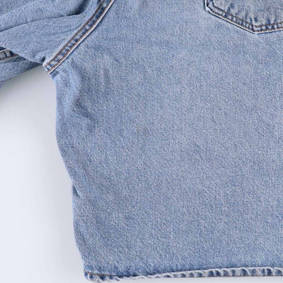 90'S Levi's 560 LOOSE FIT denim shorts, half pants, men's w36 equivalent, vintage unclear blue type Vintage Second Hand