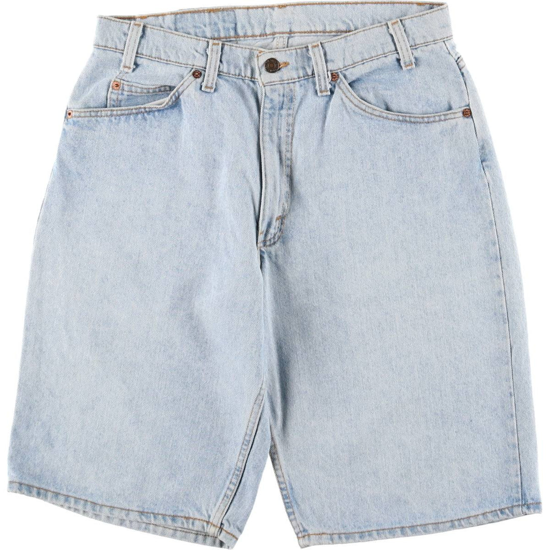 90'S Levi's 35560-1734 Orange Tab Denim Shorts, Made in USA, Men's, W33 equivalent, Vintage cotton blue type Vintage Second Hand