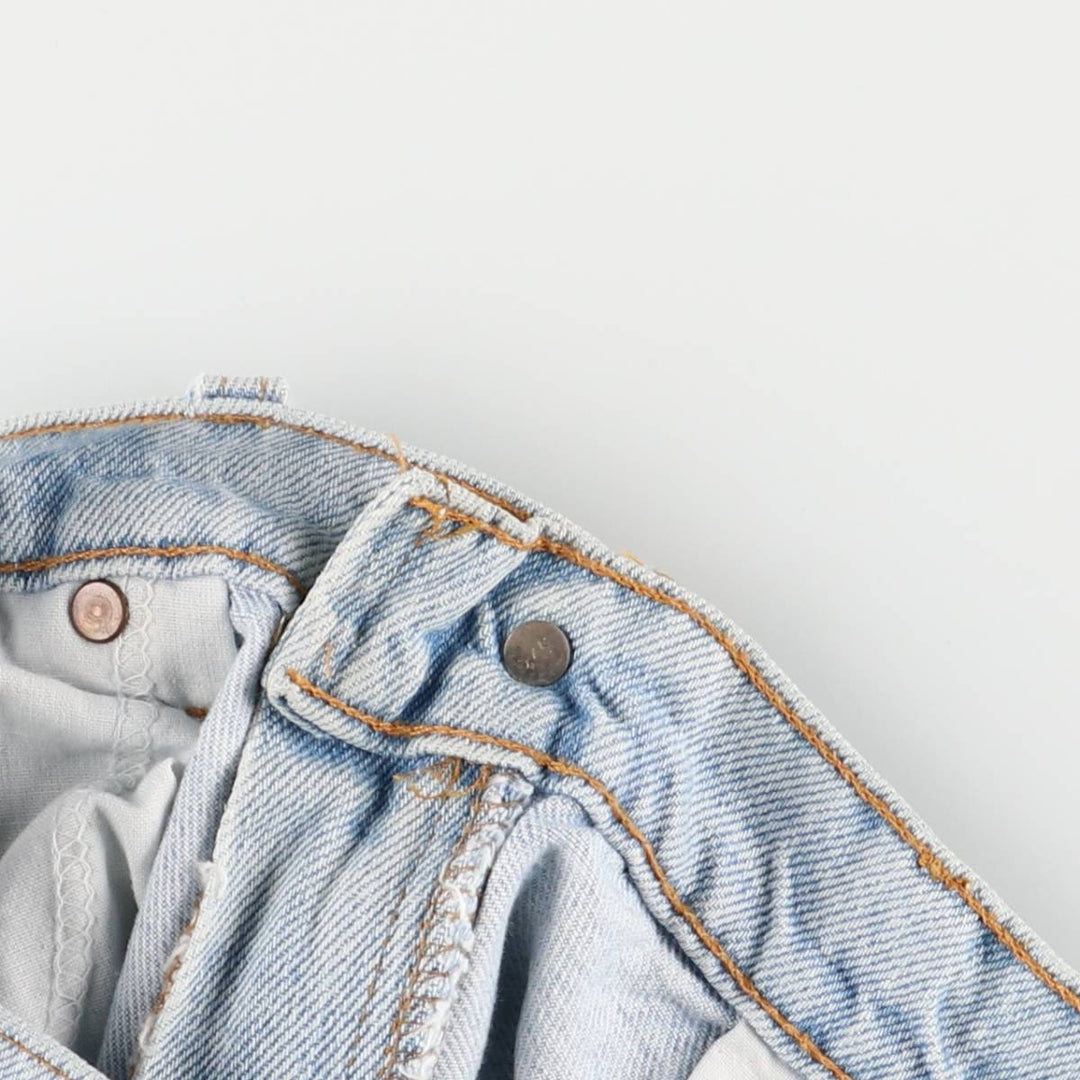 90'S Levi's 35560-1734 Orange Tab Denim Shorts, Made in USA, Men's, W33 equivalent, Vintage cotton blue type Vintage Second Hand