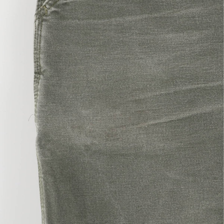 00'S Carhartt Dungaree Fit Duck Painter Pants Men's W36 cotton Khaki type Vintage Second Hand