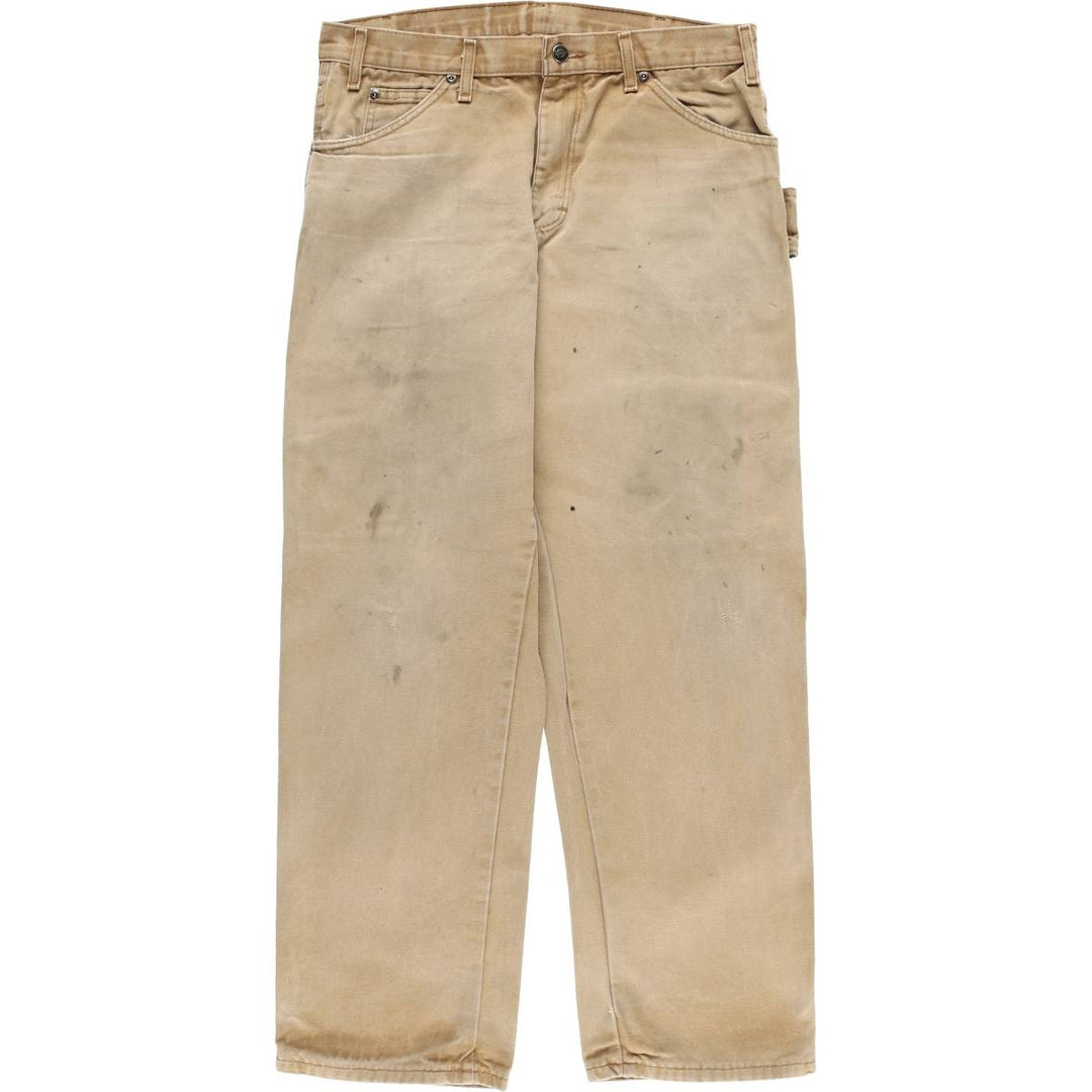 Dickies Duck Painter Pants Men's W33 equivalent cotton Beige type Vintage Second Hand
