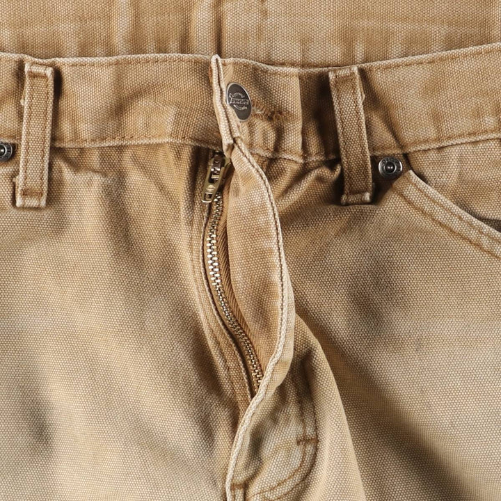 Dickies Duck Painter Pants Men's W33 equivalent cotton Beige type Vintage Second Hand