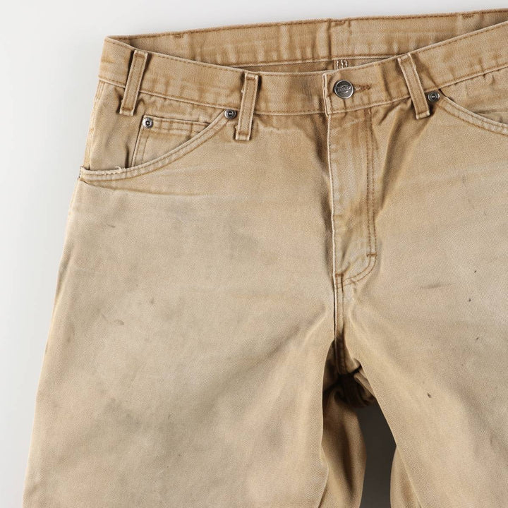 Dickies Duck Painter Pants Men's W33 equivalent cotton Beige type Vintage Second Hand