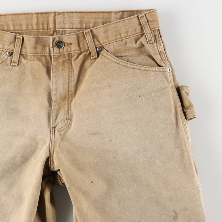 Dickies Duck Painter Pants Men's W33 equivalent cotton Beige type Vintage Second Hand