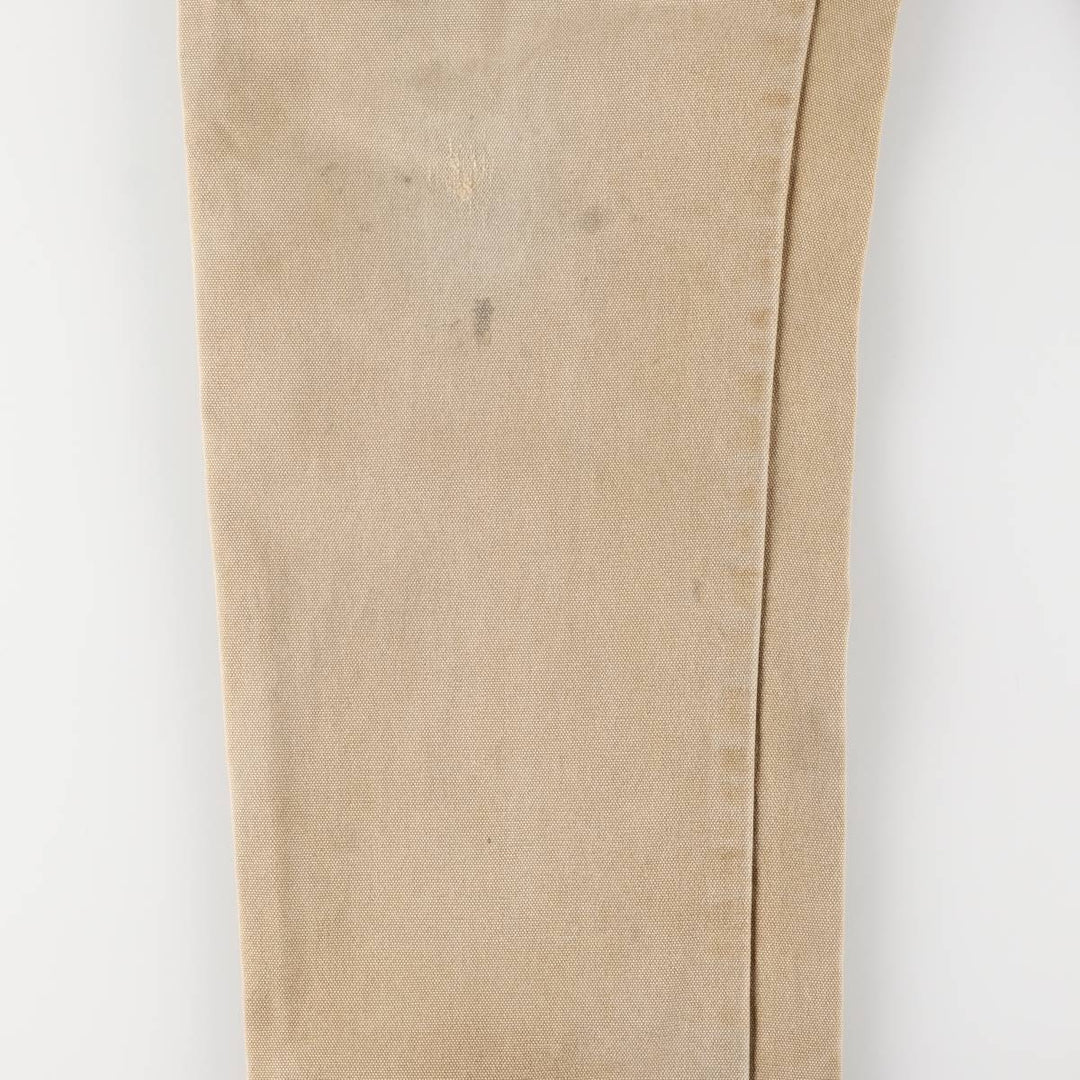 Dickies Duck Painter Pants Men's W33 equivalent cotton Beige type Vintage Second Hand