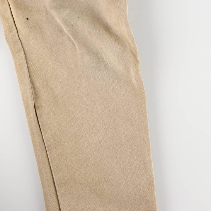 Dickies Duck Painter Pants Men's W33 equivalent cotton Beige type Vintage Second Hand