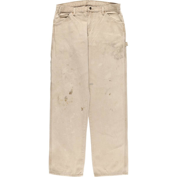 Dickies Relaxed Fit Duck Painter Pants Men's W34 equivalent cotton Beige type Vintage Second Hand
