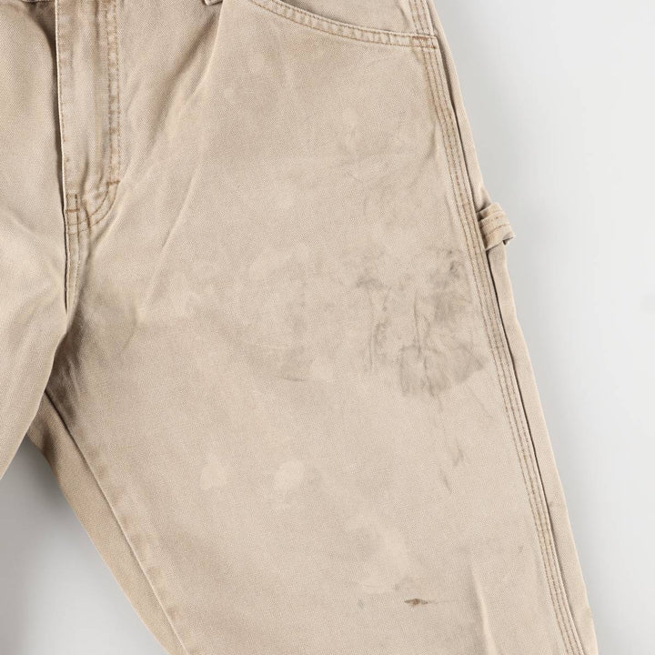 Dickies Relaxed Fit Duck Painter Pants Men's W34 equivalent cotton Beige type Vintage Second Hand