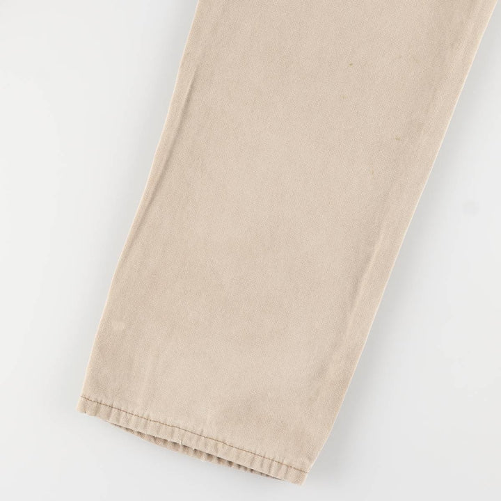 Dickies Relaxed Fit Duck Painter Pants Men's W34 equivalent cotton Beige type Vintage Second Hand