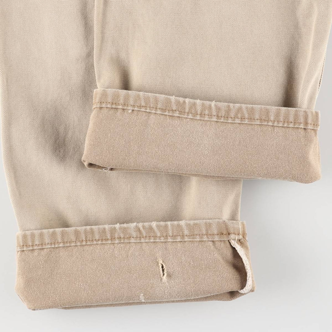 Dickies Relaxed Fit Duck Painter Pants Men's W34 equivalent cotton Beige type Vintage Second Hand