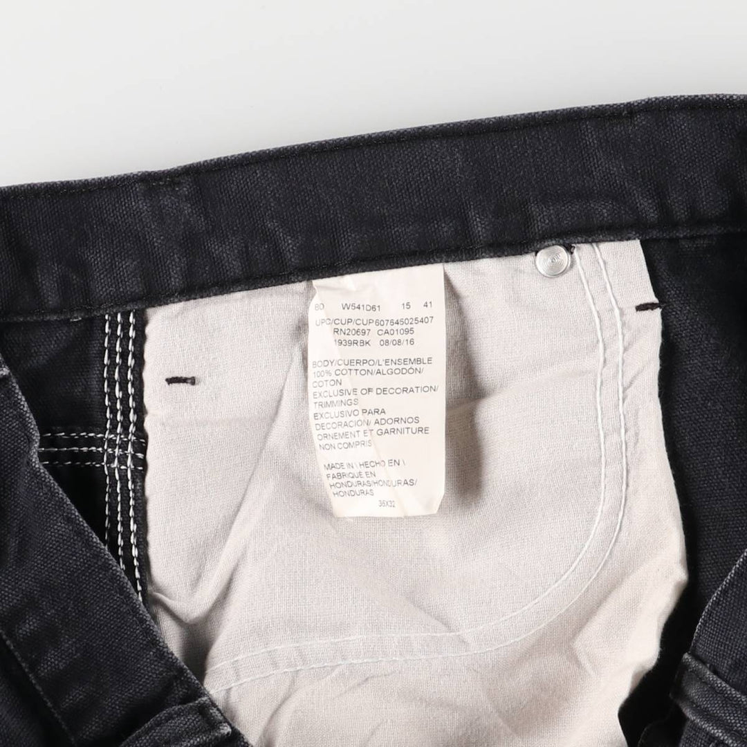 Dickies Duck Painter Pants Men's W35 equivalent cotton black type Vintage Second Hand