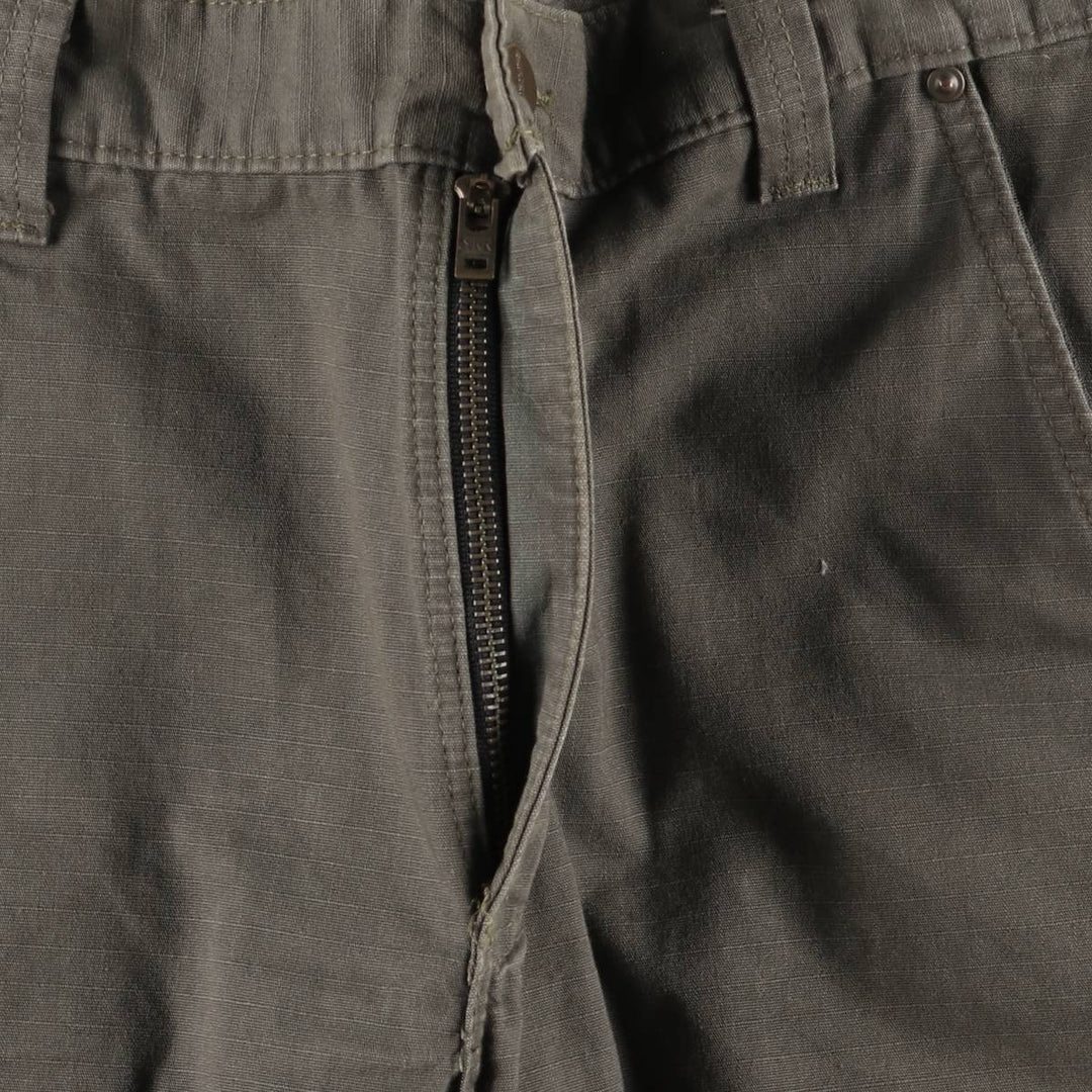 Carhartt Relaxed Fit Ripstop Cotton Shorts, Men's, Size W35 cotton Khaki type Vintage Second Hand