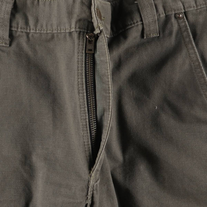 Carhartt Relaxed Fit Ripstop Cotton Shorts, Men's, Size W35 cotton Khaki type Vintage Second Hand