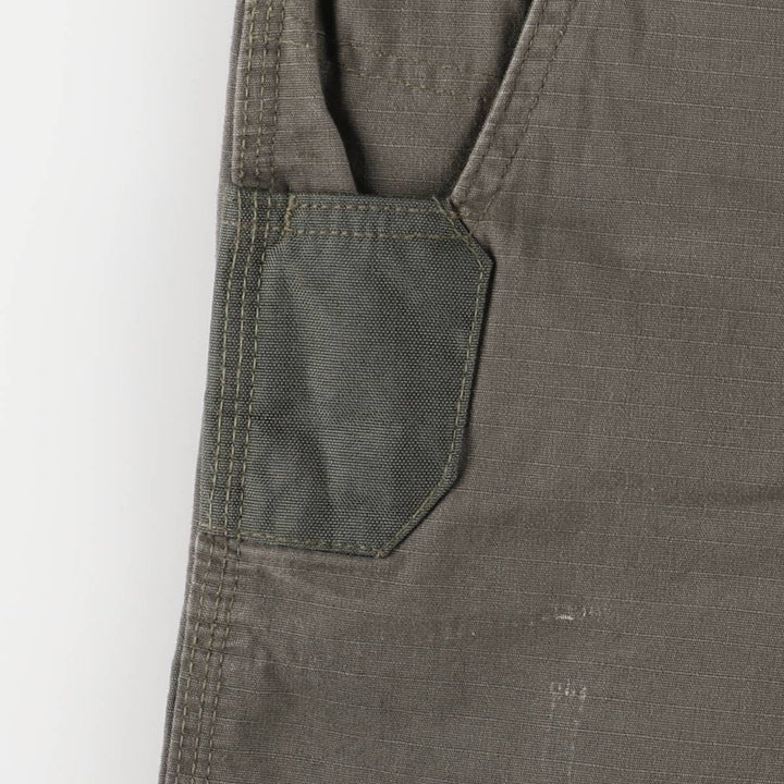 Carhartt Relaxed Fit Ripstop Cotton Shorts, Men's, Size W35 cotton Khaki type Vintage Second Hand