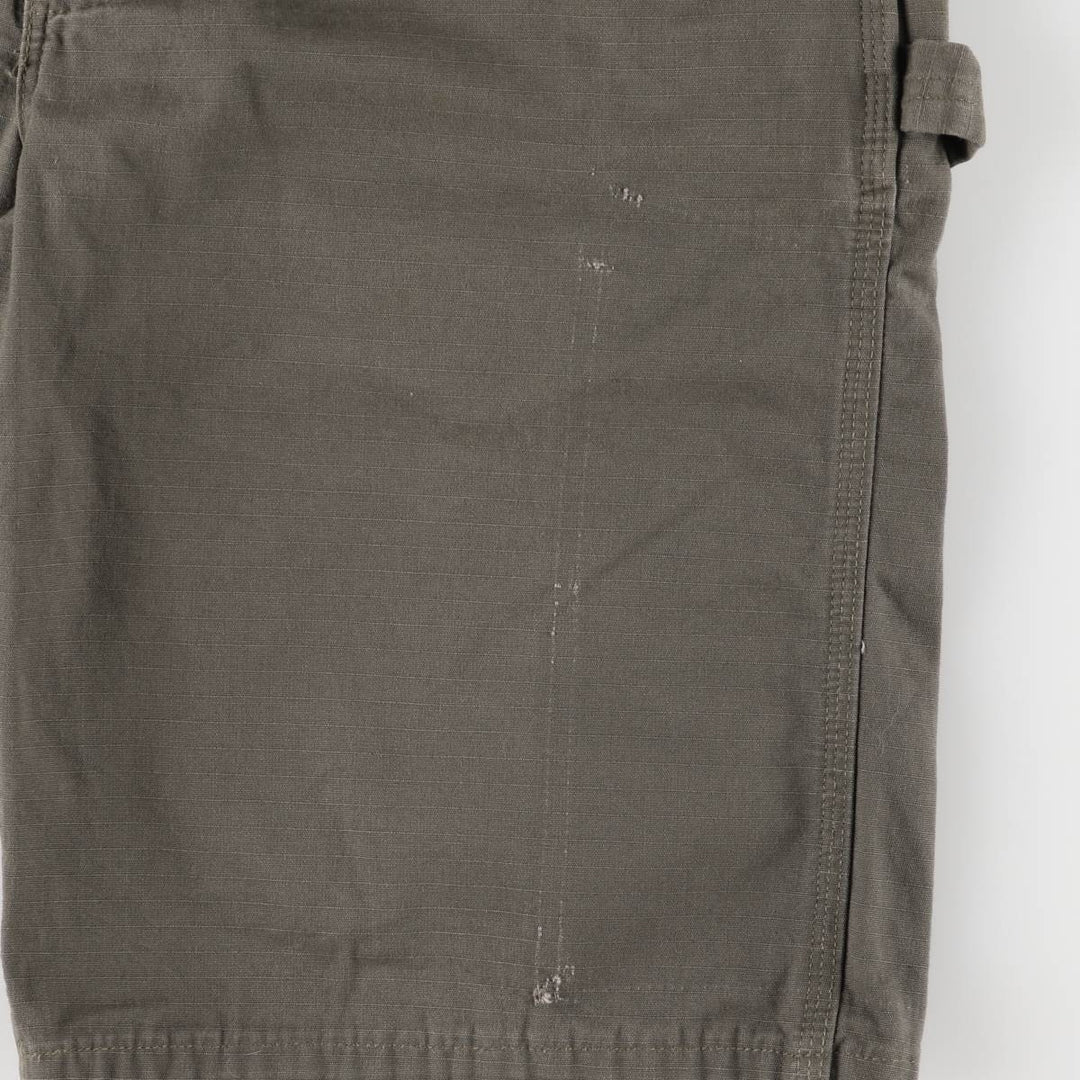 Carhartt Relaxed Fit Ripstop Cotton Shorts, Men's, Size W35 cotton Khaki type Vintage Second Hand
