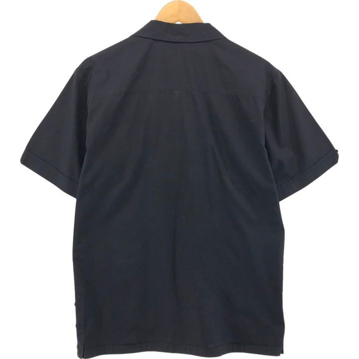 CAFE LUNA Short Sleeve Open Collar Mexican Shirt Cuban Shirt Box Shirt Men's XL Size unclear black type Vintage Second Hand