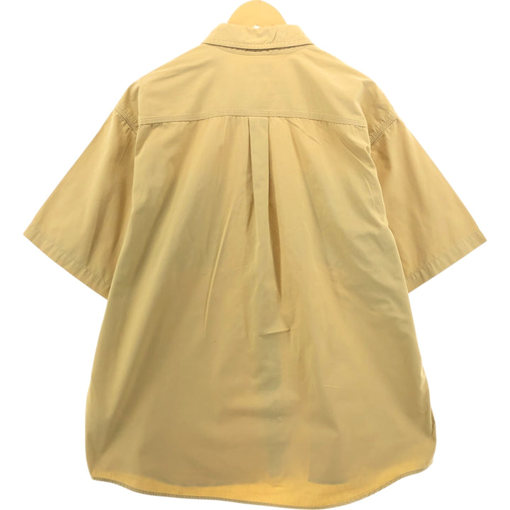 Carhartt short sleeve work shirt, men's XL size cotton Camel type Vintage Second Hand