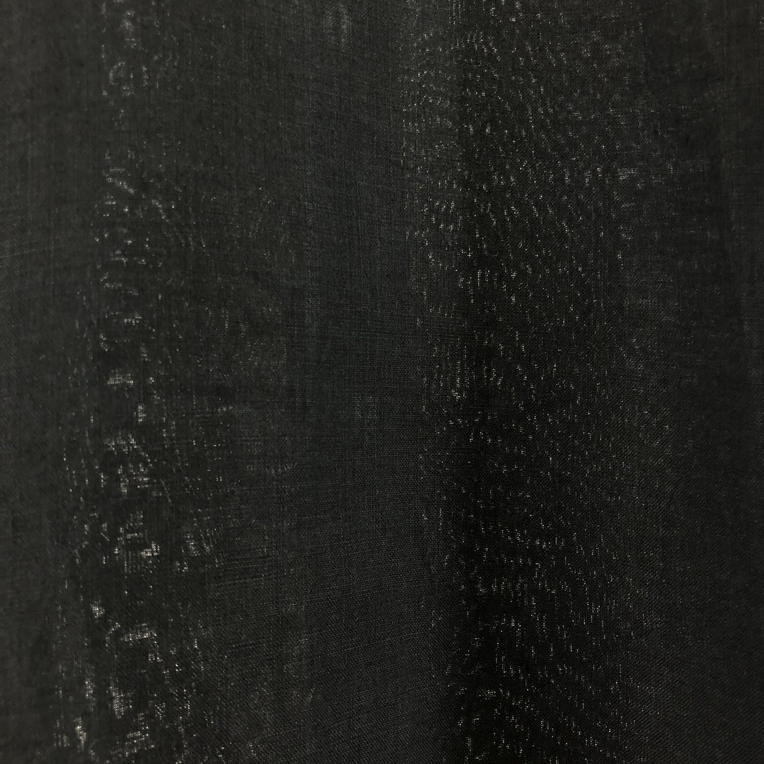 D Vassi Short Sleeve Linen Shirt, Box Shirt, Men's Size L linen black type Vintage Second Hand
