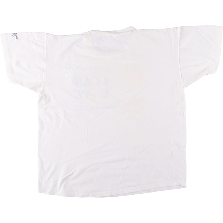 90'S Anvil Message Print T-Shirt Made in USA Men's XL Vintage cotton white type Vintage Second Hand