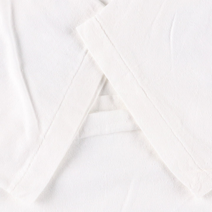 Vintage message print T-shirt, men's size M unclear white type Vintage Second Hand