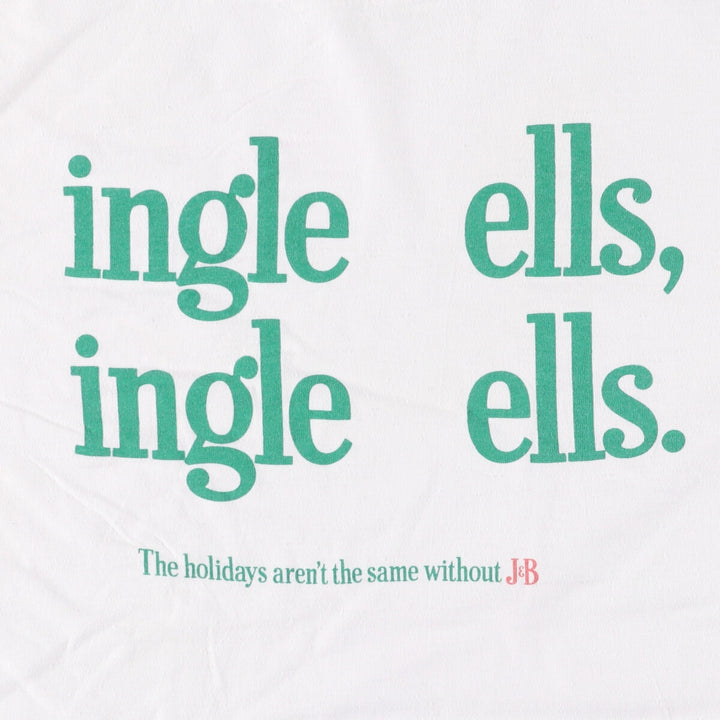 Vintage message print T-shirt, men's size M unclear white type Vintage Second Hand