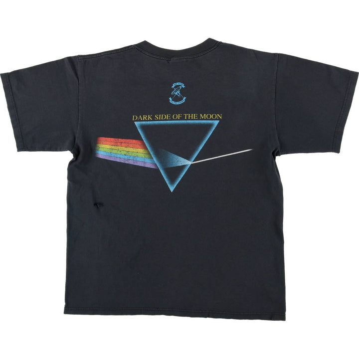 Anvil PINK FLOYD Pink Floyd Band T-shirt Band Tee Men's M size cotton black type Vintage Second Hand