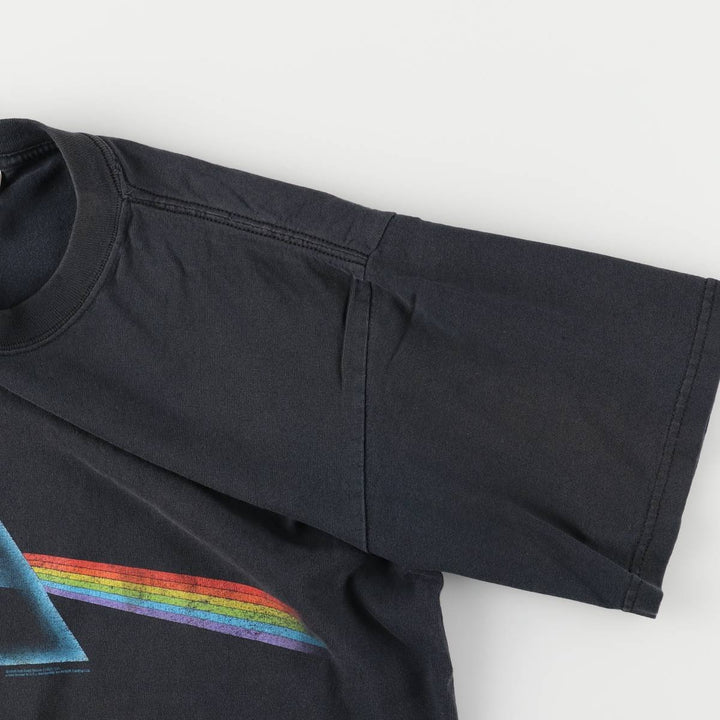 Anvil PINK FLOYD Pink Floyd Band T-shirt Band Tee Men's M size cotton black type Vintage Second Hand