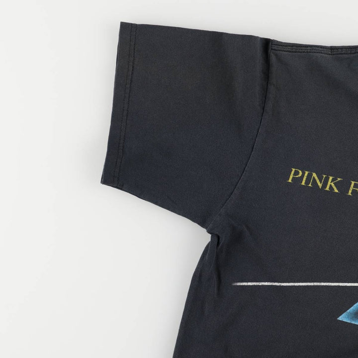 Anvil PINK FLOYD Pink Floyd Band T-shirt Band Tee Men's M size cotton black type Vintage Second Hand