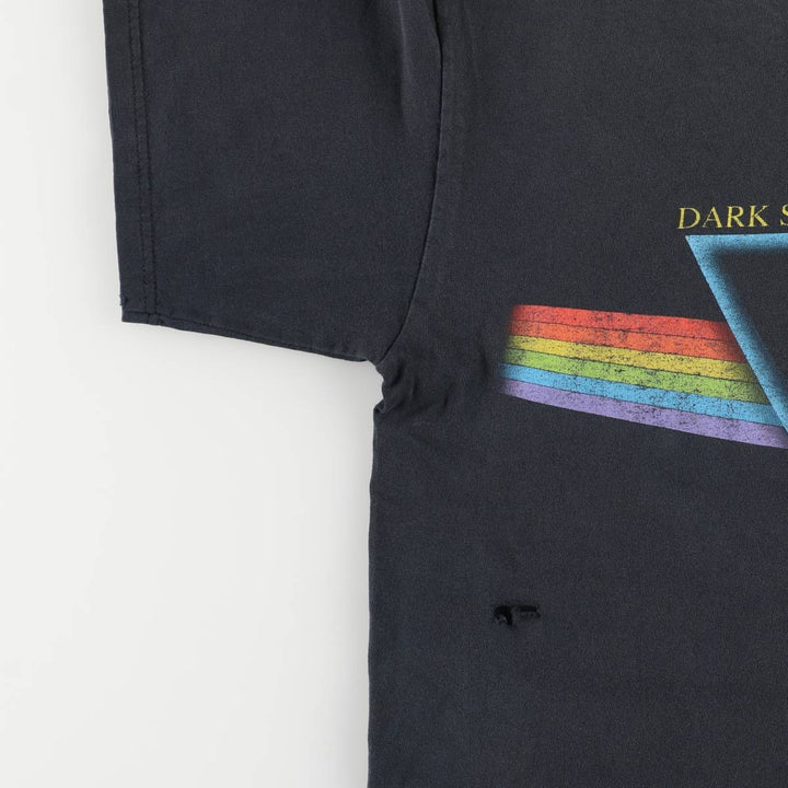 Anvil PINK FLOYD Pink Floyd Band T-shirt Band Tee Men's M size cotton black type Vintage Second Hand
