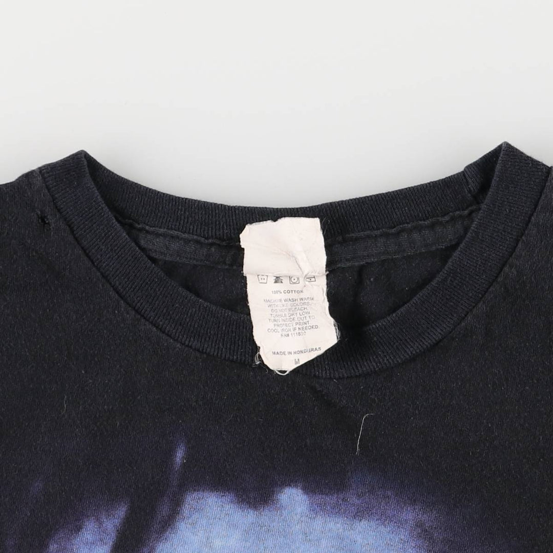 BAY ISLAND MARILYN MANSON Marilyn Manson Band T-shirt Band T Men's M size cotton black type Vintage Second Hand
