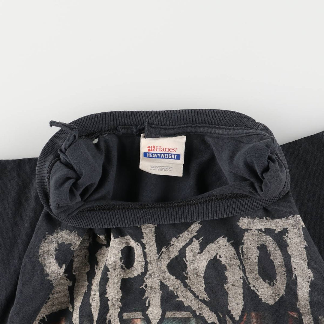 Hanes Slipknot Band T-Shirt, Band T, Men's Size S cotton black type Vintage Second Hand