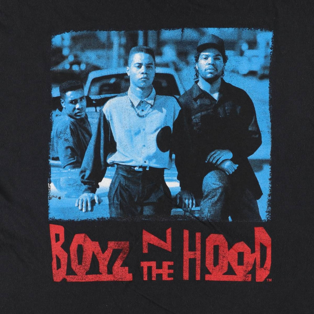 RIPPLE JUNCTION BOYZ N THE HOOD Boyz n the Hood Movie T-shirt Men's L size cotton black type Vintage Second Hand