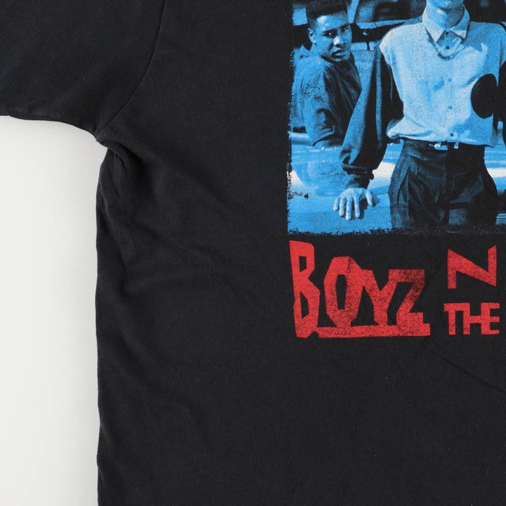 RIPPLE JUNCTION BOYZ N THE HOOD Boyz n the Hood Movie T-shirt Men's L size cotton black type Vintage Second Hand