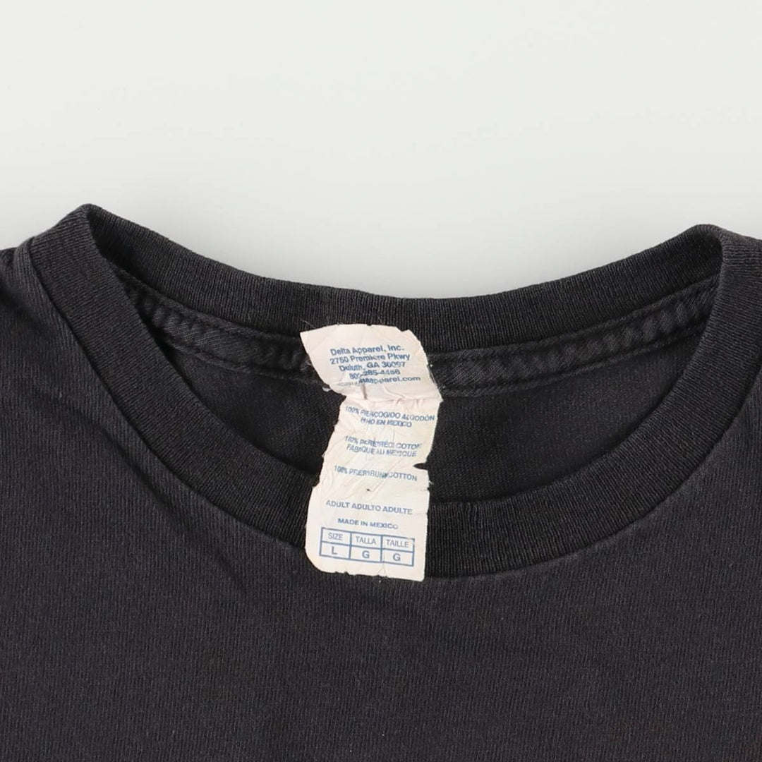 Delta DELTA THE WALKING DEAD Movie T-shirt for men, size L cotton black type Vintage Second Hand