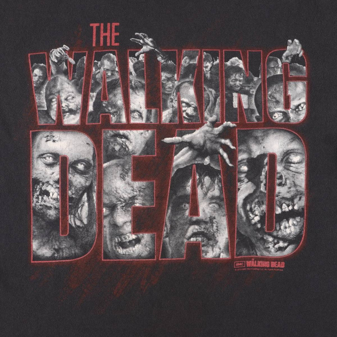 Delta DELTA THE WALKING DEAD Movie T-shirt for men, size L cotton black type Vintage Second Hand