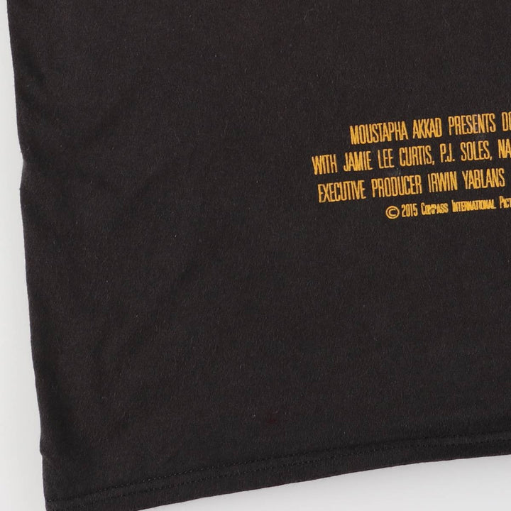 HALLOWEEN Movie T-shirt for men (size L) cotton black type Vintage Second Hand